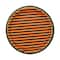 Celebrate It; 9" Halloween Orange & Black Striped Dinner Plates, 10ct. by Celebrate It™; Category:Halloween Party Supplies; Image:2